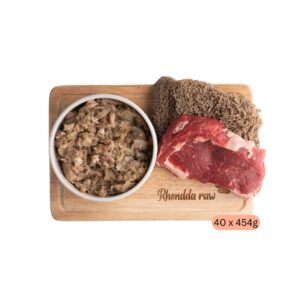 Rhondda Raw Beef & Tripe 40 x 454g Bulk Deal