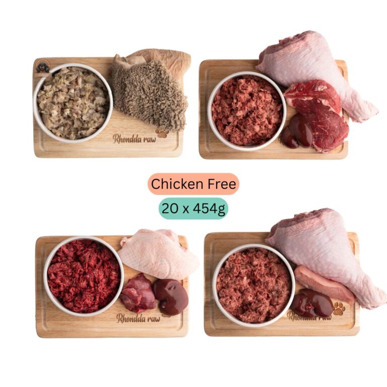 Rhondda Raws Chicken-Free Bulk Deal 20 x 454g  - For Sensitive Pups