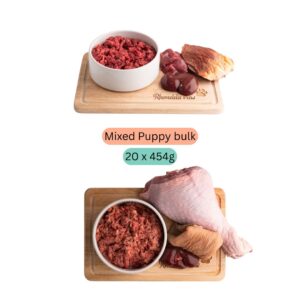 Rhondda Raw Puppy Bulk Deal 20 x 454g -  Mixed (10 of each)