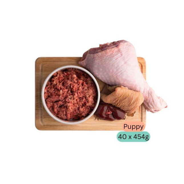 Rhondda Raw Puppy Turkey & Tripe Bulk Deal 40 x 454g
