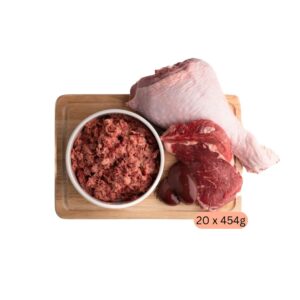 Rhondda Raw Turkey & Beef 20 x 454g Bulk Deal